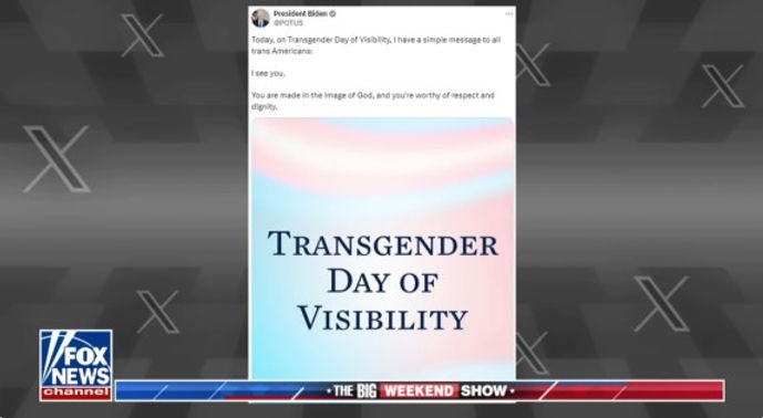 Biden Opens Another Front In The Spiritual Civil War By Replacing Easter With ‘Transgender Day Of Visibility’