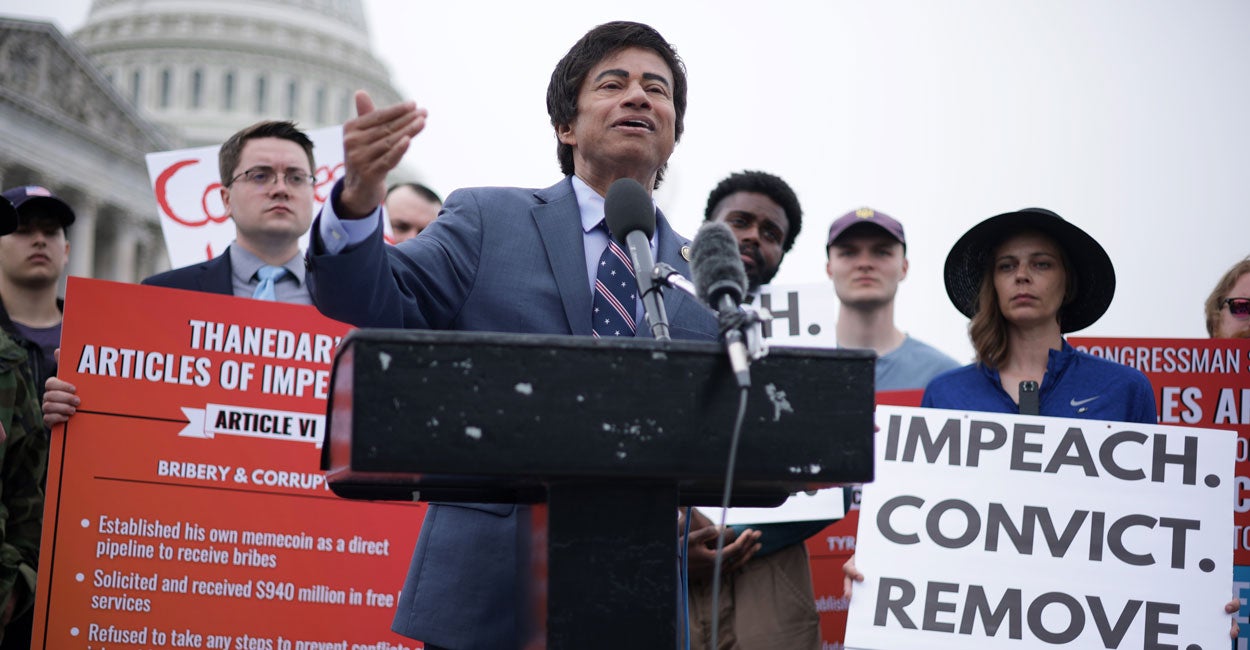 Thanedar Ends Trump Impeachment Bid Amid Democrats' Criticism