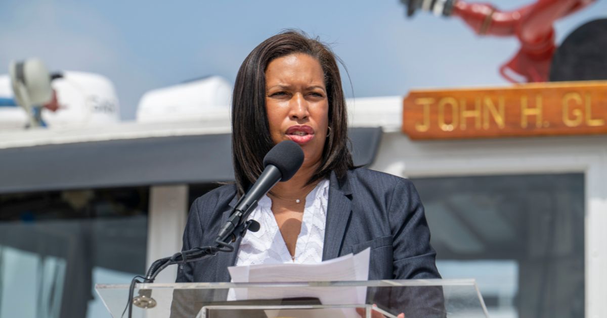 D.C. Mayor Muriel Bowser speaks during a press conference on public safety on June 9, 2025, in Washington, D.C.