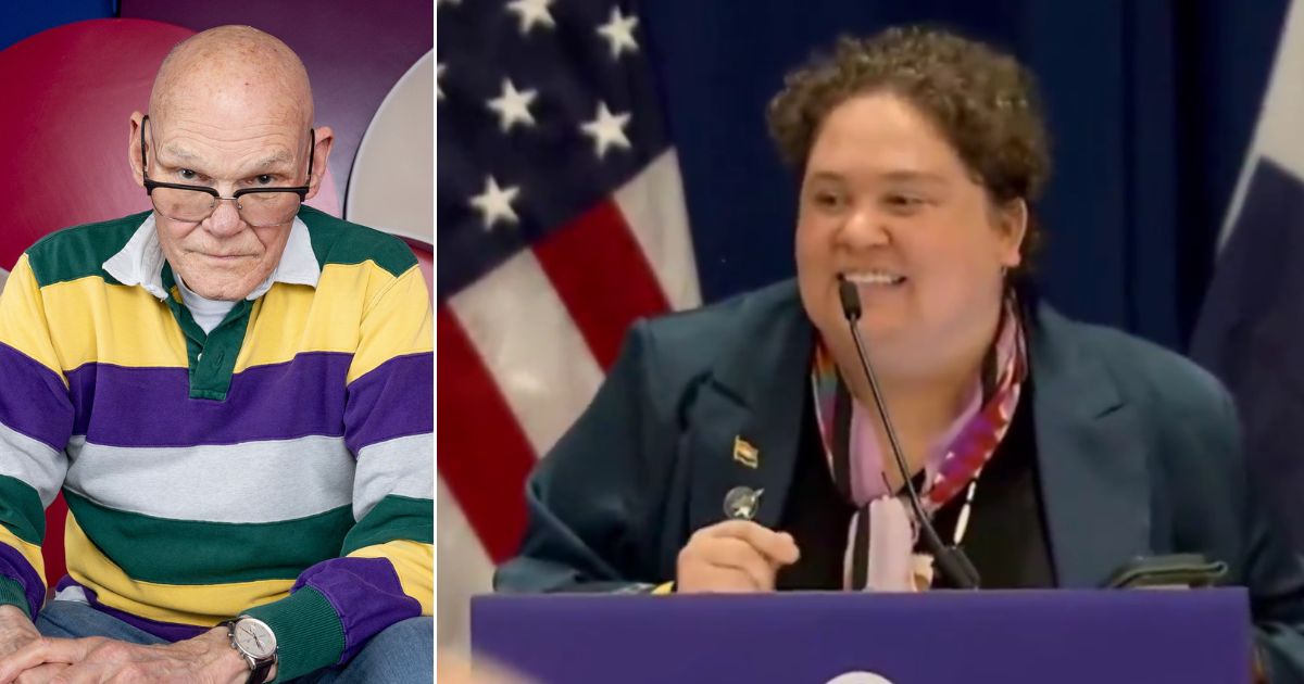 "Please stop this, in the name of a just, merciful God!" political consultant James Carville, left, begged the Democratic National Committee after it opened its summer meeting with a native American "land acknowledgment."