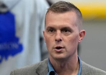 Rep. Jared Golden, a Maine Democrat, is seen in a photo from October 2024. Golden had some stern words for members of his own party after the shutdown started Wednesday.