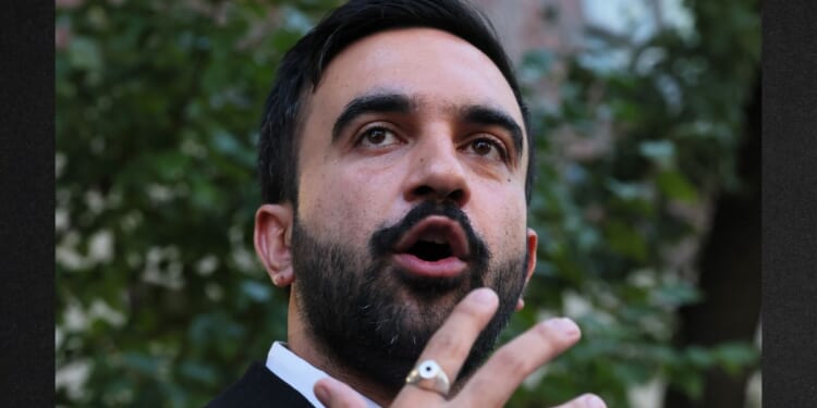 New York City mayoral candidate Zohran Mamdani speaks during a Sept. 19 news conference. Mamdani, an outspoken democratic socialist, holds a 20-point lead over his closest rival.
