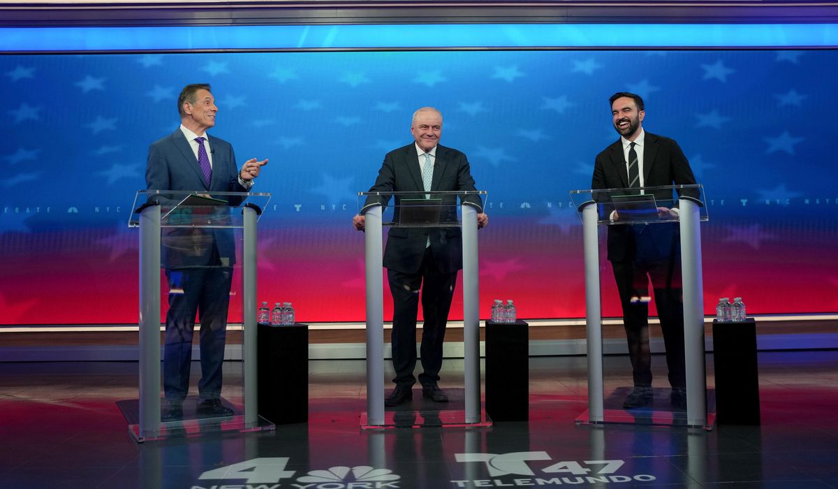 In first NYC mayoral debate, Cuomo and Sliwa aim to blunt Mamdani's momentum
