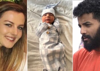 Kidaine Haile, 30, right, is accused of killing his girlfriend Kathleen Carrig, 29, and their infant son, Noah.