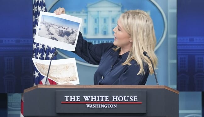 Karoline Leavitt Did Not Say 'Nothing Will Be Torn Down' for the White House Ballroom Renovations – HotAir