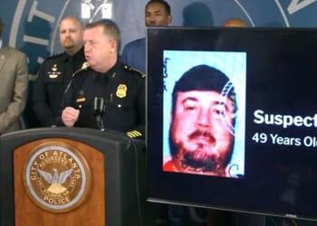 Atlanta authorities held a news conference to give details about the arrest of Billy Joe Cagle, 49, who they said livestreamed threats to "shoot up" the Atlanta airport.