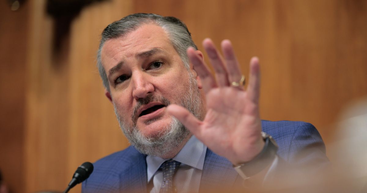 Sen. Ted Cruz speaks during a hearing in Washington, DC on June 3, 2025.