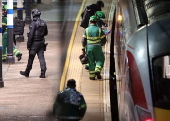 U.K. police: 10 people in hospital after train stabbing attack, 9 with life-threatening injuries