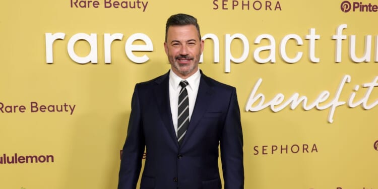 Jimmy Kimmel attends the 2025 Rare Impact Fund Benefit on Oct. 29, 2025, in Los Angeles, California.