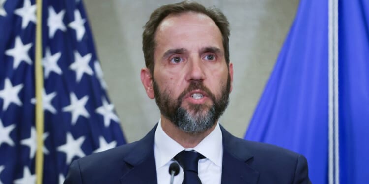 Special Counsel Jack Smith delivers remarks on a recently unsealed indictment including four felony counts against former U.S. President Donald Trump at the Justice Department on Aug. 1, 2023, in Washington, D.C.