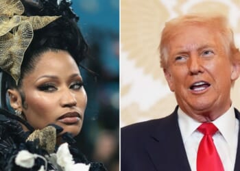 Rapper Nicki Minaj praised President Donald Trump for putting pressure on the Nigerian government to end the persecution of Christians happening within the African country.