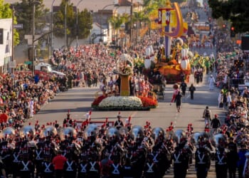 At the Rose Parade on New Year's Day, rain could be an unwelcome entry. Bundle up for NYC ball drop