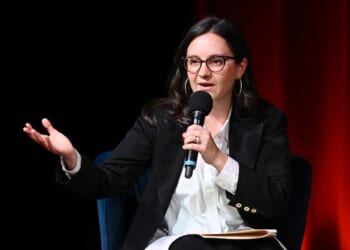 Bari Weiss speaks onstage during Book Club Event With Peggy Noonan on Nov. 19, 2024, in New York City.