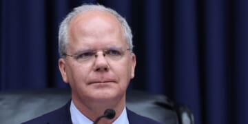 House Committee on Energy and Commerce Chair Brett Guthrie speaks on May 13, 2025, in Washington, D.C.