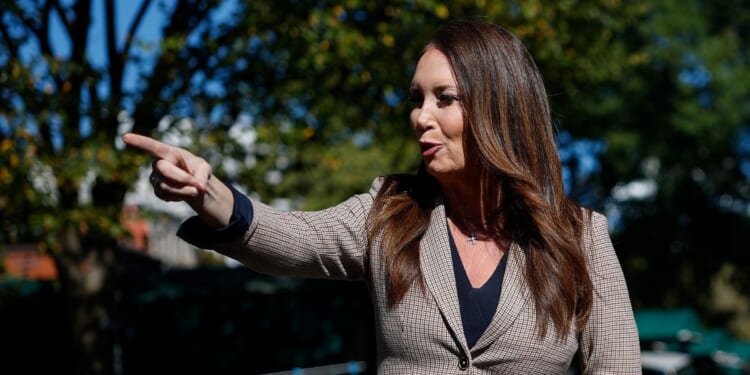 Agriculture Secretary Brooke Rollins, seen in an Oct. 16 photo, said her department is committed to cutting fraud, waste, and abuse in the food stamp program.