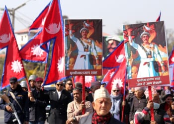 Royalists in Nepal demand monarchy restoration ahead of March elections