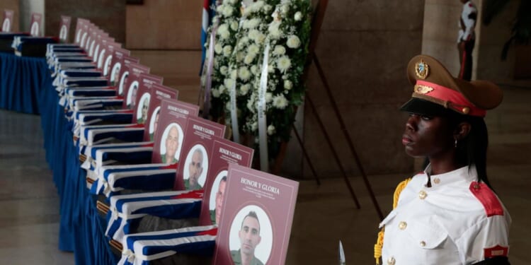 Havana protesters denounce U.S. raid that killed dozens of Cuban security officers