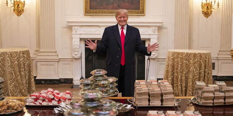 Big Macs, pizzas and politics: Trump prefers fast food to state dinner meals