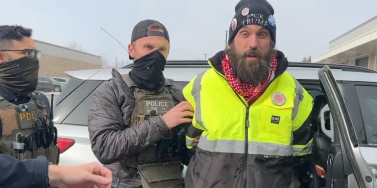 Attorney General Pam Bondi announced William Kelly’s arrest in a Jan. 22, 2026, X post after he was seen on video with a crowd entering and loudly disrupting a Sunday service at Cities Church in St. Paul, Minnesota.