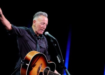 Bruce Springsteen performs onstage during the Academy Museum 5th Annual Gala in Partnership with Rolex at Academy Museum of Motion Pictures on Oct. 18, 2025, in Los Angeles, California.