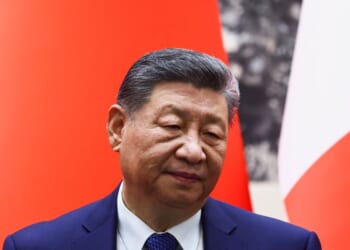 Chinese President Xi Jinping attends a signing ceremony for agreements at the Great Hall of the People in Beijing on Dec. 4, 2025.