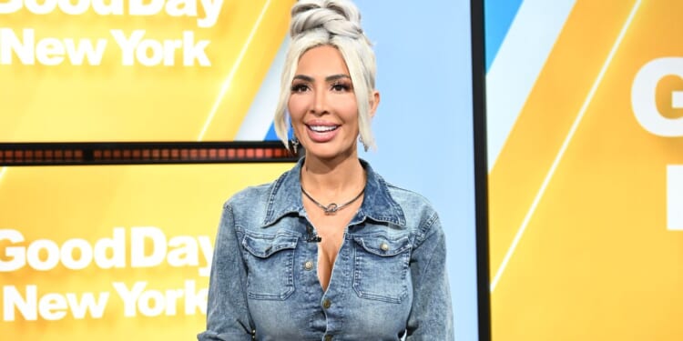 Farrah Abraham is seen before her segment on "Good Day New York" on Sept. 12, 2025, in New York City.