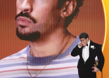 Bad Bunny wins Grammy for album of the year, a first for a Spanish-language album