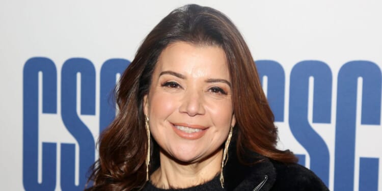 Ana Navarro poses during the opening night of "The Baker's Wife" at the Classic Stage Company Theater on Nov. 11, 2025, in New York City.