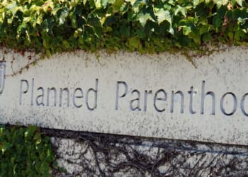 A Planned Parenthood sign sits outside a clinic in San Rafael, California, on June 26, 2025.