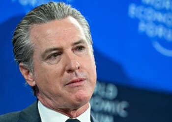 California Gov. Gavin Newsom had an odd reaction to words his mother intended as consolation.