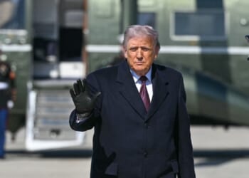 President Donald Trump, pictured before boarding Air Force One on Friday at Joint Base Andrews in Maryland.