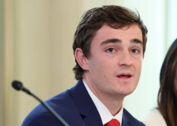 Social media star Nick Shirley, seen at an October meeting at the White House, has once again turned his attention to allegedly fraudulent social services programs in Minnesota.