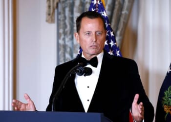 Ambassador Richard Grenell, Kennedy Center President, speaks at the 48th Kennedy Center Honors Medallion Reception at the Department of State on Dec. 6, 2025, in Washington, D.C.