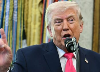 "Make this one for Jesus, OK?" President Donald Trump urged lawmakers as he asked them to remain in Washington, D.C., over Easter recess, if necessary, to pass the SAVE America Act and fund the Department of Homeland Security.