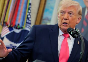 President Donald Trump said Iranian leaders "did something yesterday that was amazing.”