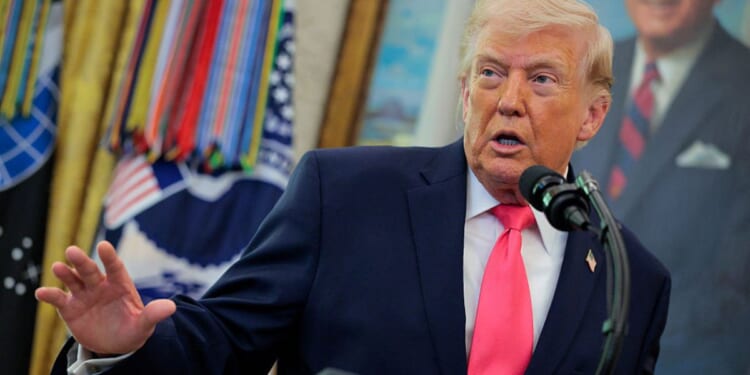 President Donald Trump said Iranian leaders "did something yesterday that was amazing.”