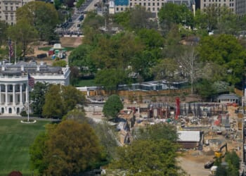 Trump’s White House ballroom construction can continue, for now