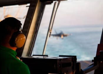 Navy, allies begin mine-clearing operations in Strait of Hormuz as blockade takes shape