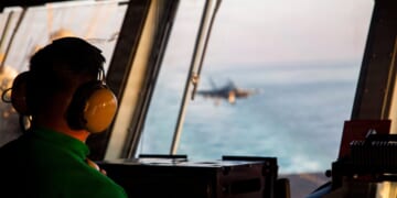 Navy, allies begin mine-clearing operations in Strait of Hormuz as blockade takes shape