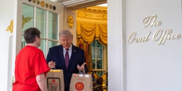 Trump orders lunch via DoorDash to promote his One Big Beautiful Bill