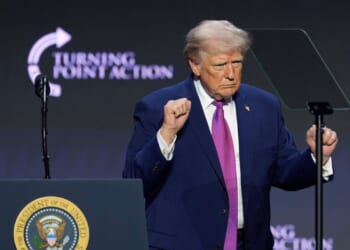 Trump seeks to rally youth vote for GOP at Turning Point USA event