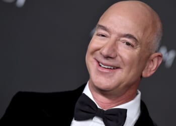 Jeff Bezos in a bow tie