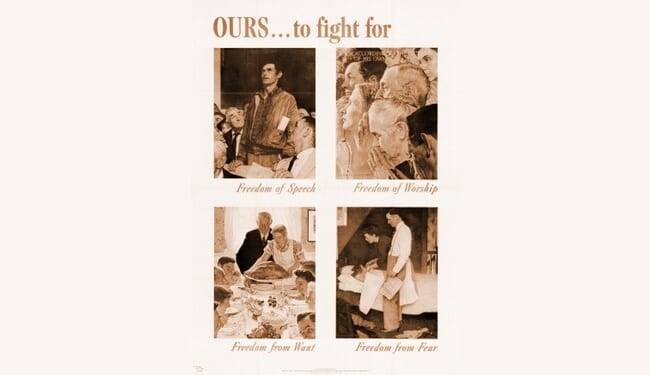 How Did FDR Score on His “Four Freedoms” Speech? He Got About Half Right. – PJ Media