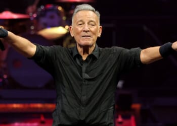 Bruce Springsteen performs Tuesday at Target Center in Minneapolis, Minnesota.