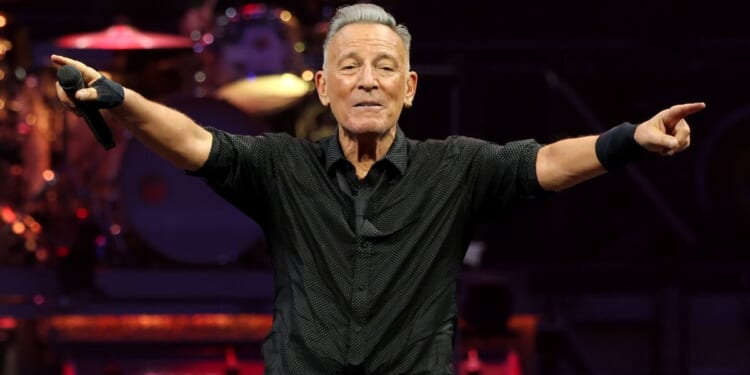 Bruce Springsteen performs Tuesday at Target Center in Minneapolis, Minnesota.