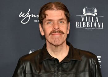 Perez Hilton, seen at a November appearance, got emotional when he started talking about his encounter with God.