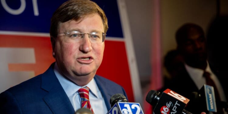 Mississippi GOP Gov. Tate Reeves, seen in a 2023 photo, called a special session of the state legislature to address the issue.