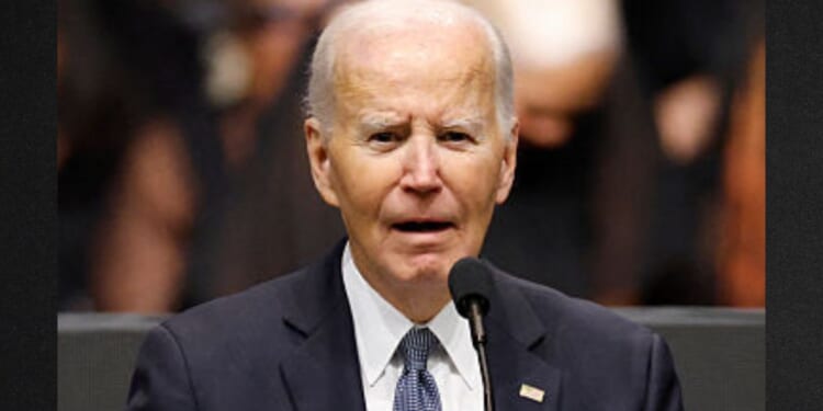 Former President Joe Biden, seen in a March 6 photo, made another embarrassing gaffe Tuesday.
