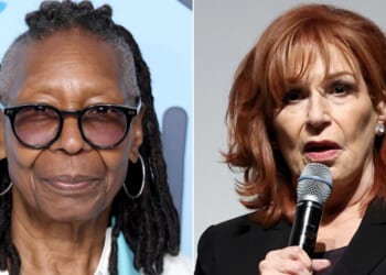 "The View's" Whoopi Goldberg, left, and Joy Behar continue to spew hate and spread lies about President Donald Trump.