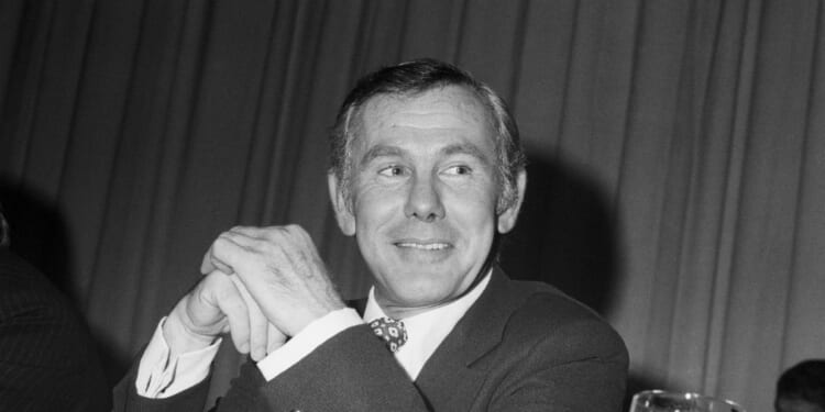 Johnny Carson at the Friars Roast, circa 1970, in New York.